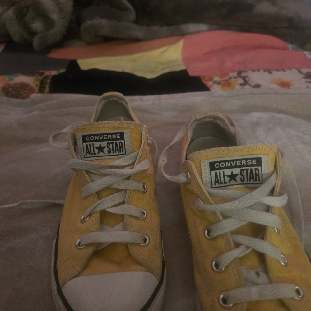 Converse Kids Yellow Sneakers